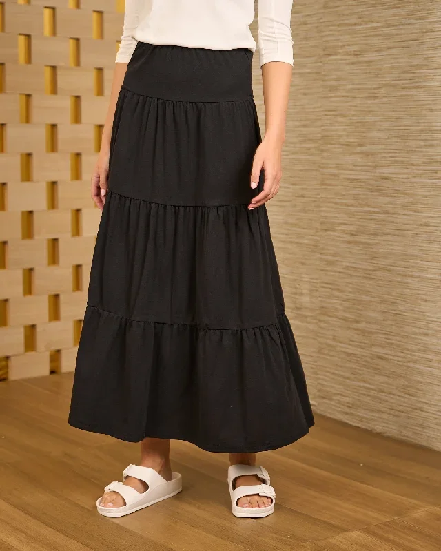 Maxi Tiered Skirt