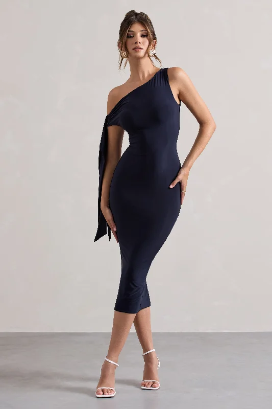 adapt-navy-asymmetric-midi-dress-with-tie-sleeve-cl132323013