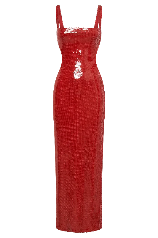 adoria-sequin-cut-out-maxi-dress-red