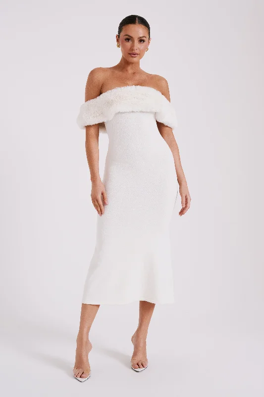 angelica-off-shoulder-knit-midi-dress-with-faux-fur-ivory