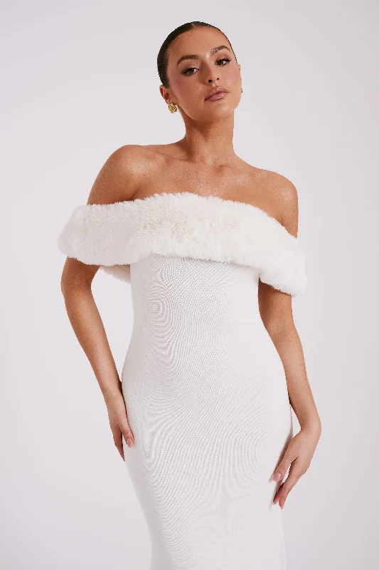 angelica-off-shoulder-knit-midi-dress-with-faux-fur-ivory