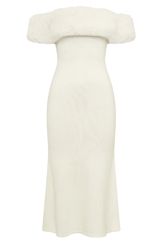 angelica-off-shoulder-knit-midi-dress-with-faux-fur-ivory