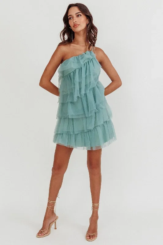 arrabel-tiered-ruffle-mesh-mini-dress-sage