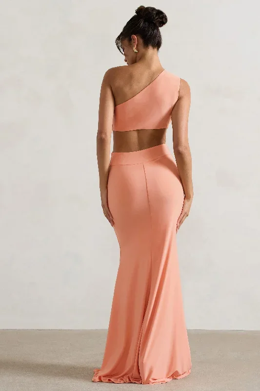 aspyn-coral-asymmetric-twisted-cut-out-fishtail-maxi-dress-cl134839023