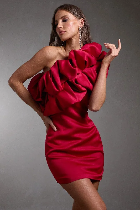 at-the-opera-red-satin-asymmetric-ruffled-mini-dress-cl128710004