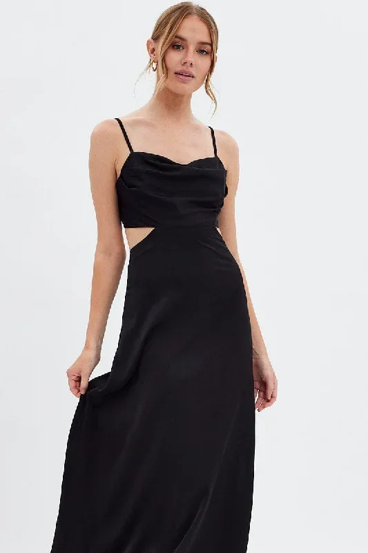 black-midi-dress-evening-cowl-neck-dd12921-f3