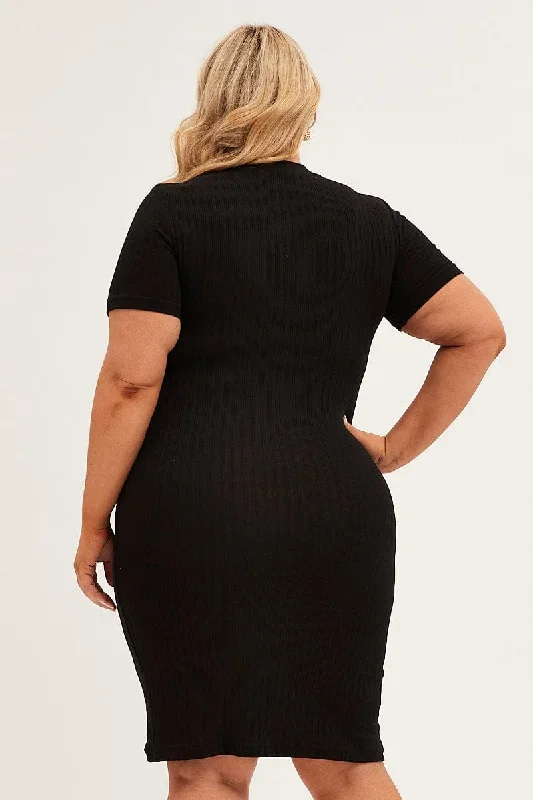 black-midi-dress-short-sleeve-rib-jersey-bodycon-ced2147s-10ab-1