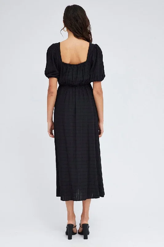 black-midi-dress-short-sleeve-ruched-bust-dd2244h-81r-1