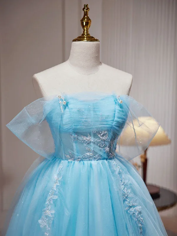 blue-a-line-short-prom-dress-cute-blue-homecoming-dresses