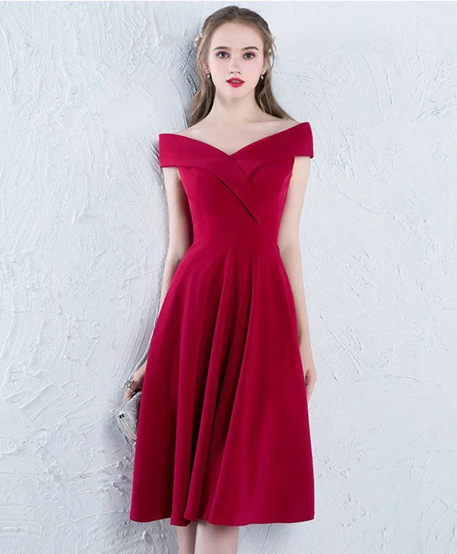 burgundy-off-shoulder-satin-prom-dress-burgundy-homecoming-dress