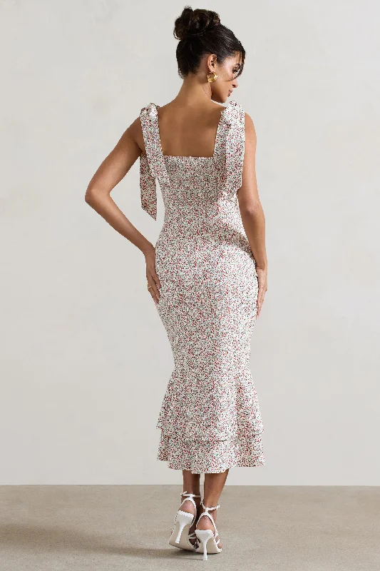 caserta-white-red-floral-buttoned-midi-dress-with-flared-hem-cl134715245