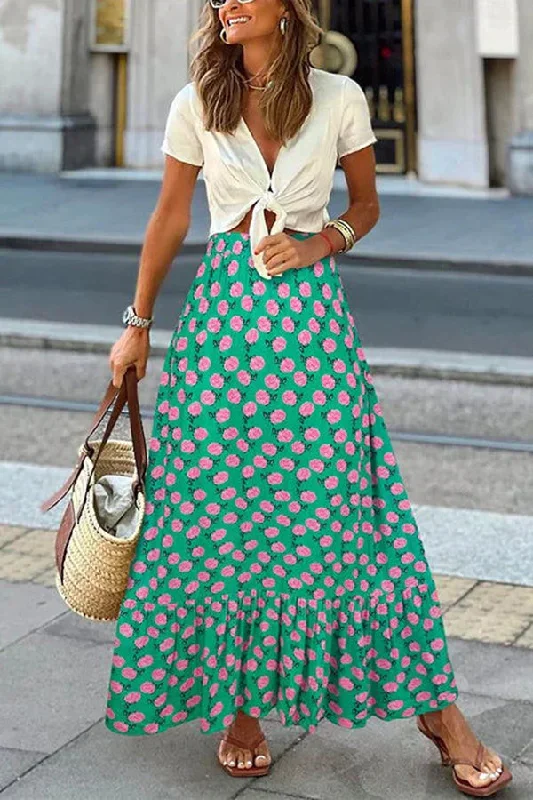 coastal-charisma-printed-elastic-waist-maxi-skirt