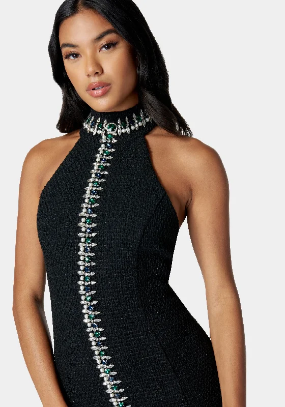 crystal-knit-halter-neck-dress-jet-black-multi