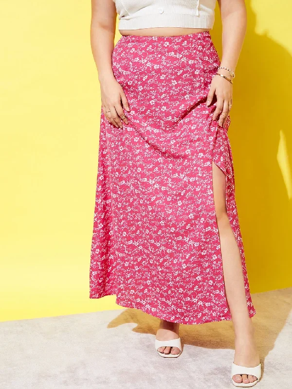 cur-sk6037pk-berrylush-women-plus-size-pink-white-floral-printed-high-rise-waist-thigh-high-slit-flared-a-line-maxi-skirt