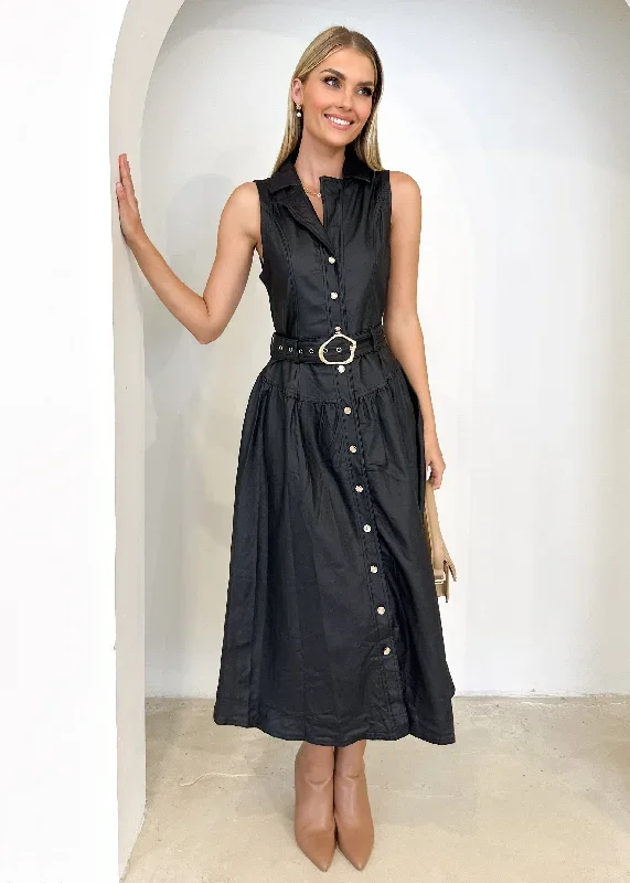 deksoe-midi-dress-black