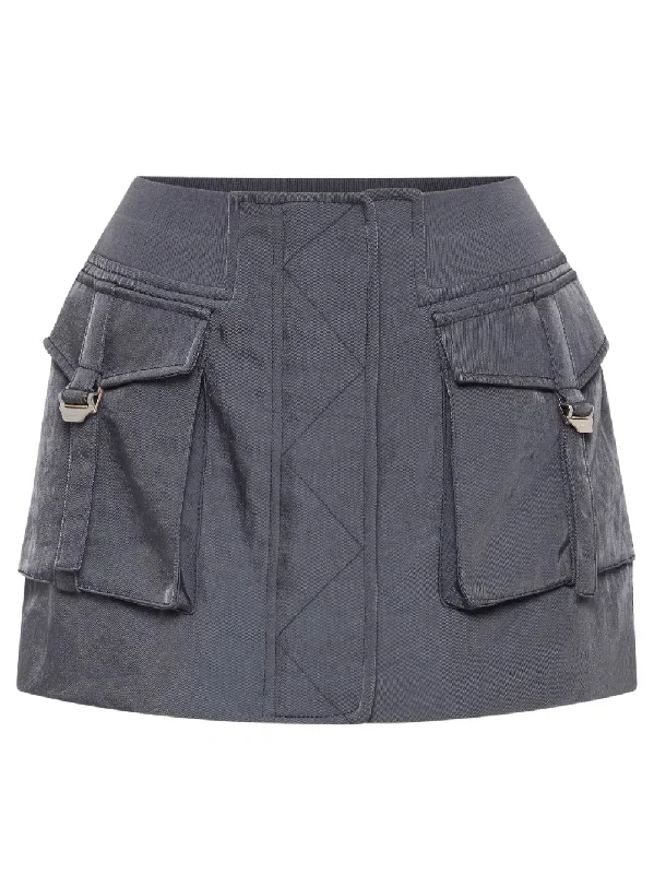 Aviator Pocket Skirt