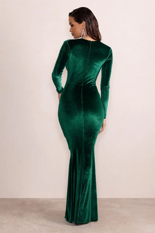 elivia-bottle-green-velvet-long-sleeve-plunge-neck-maxi-dress-cl128253047