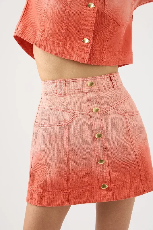 ember-ombre-denim-mini-skirt-coral-sunset