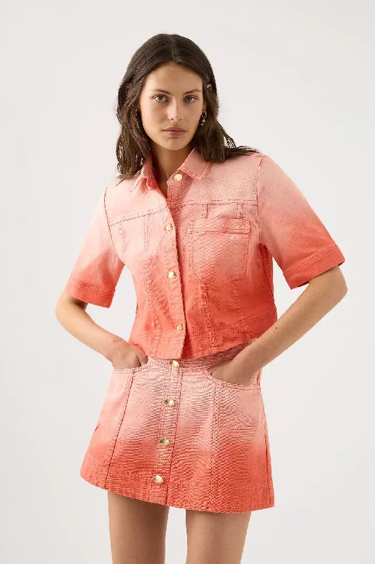 ember-ombre-denim-mini-skirt-coral-sunset