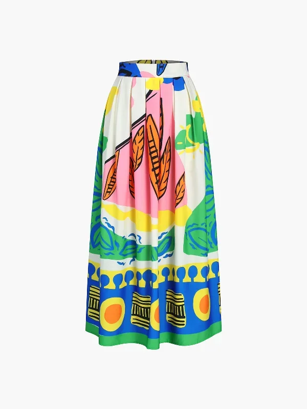 enjoy-vacation-multi-color-skirt-set