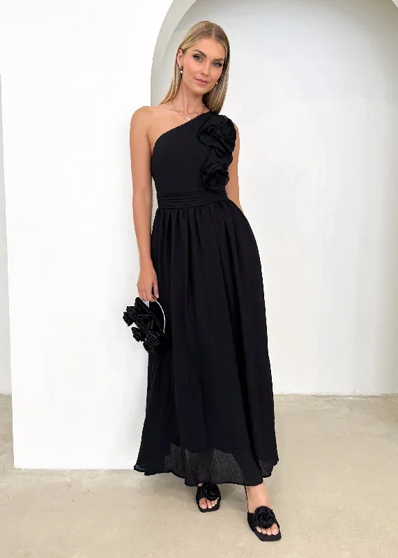 essja-one-shoulder-midi-dress-black