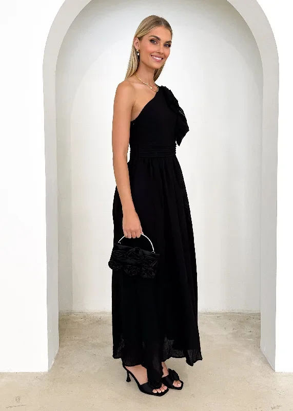 essja-one-shoulder-midi-dress-black