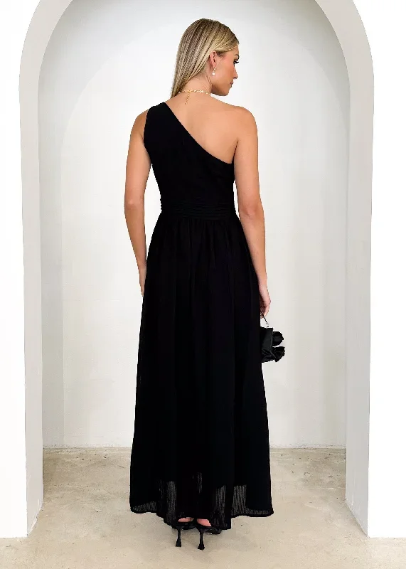 essja-one-shoulder-midi-dress-black