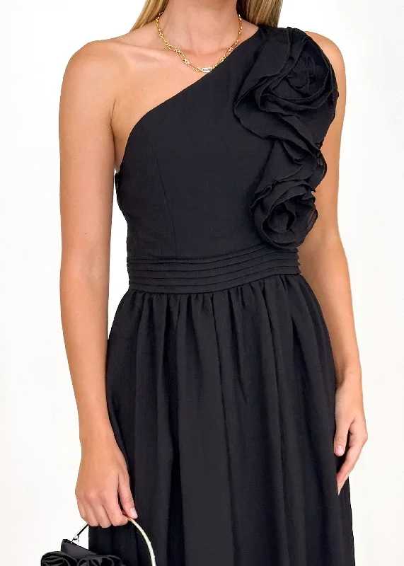 essja-one-shoulder-midi-dress-black