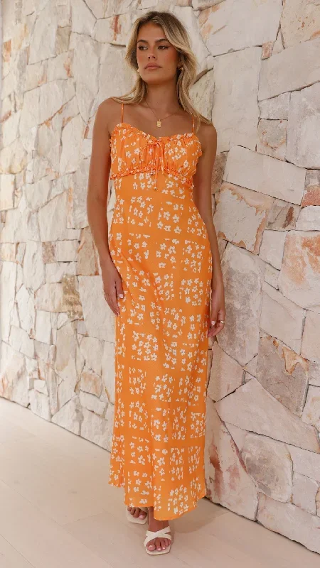 farna-midi-dress-orange-floral