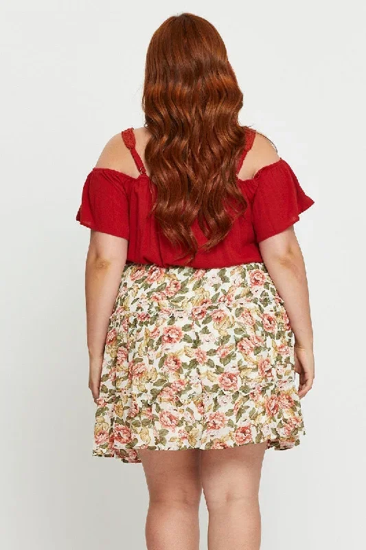 floral-print-mini-skater-skirt-elastic-waist-css17157f-33b-1