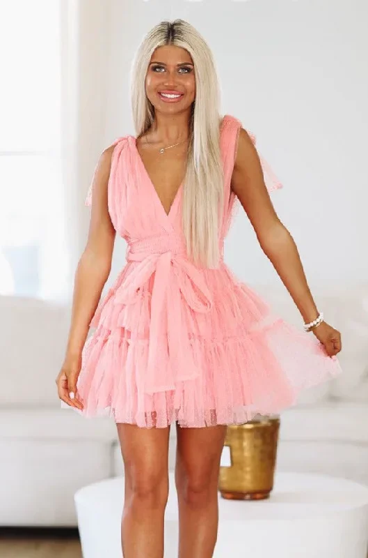 From This Moment Dress - Pink