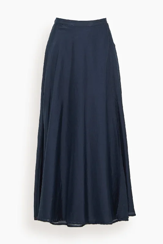 Gable Skirt in Blue Sapphire