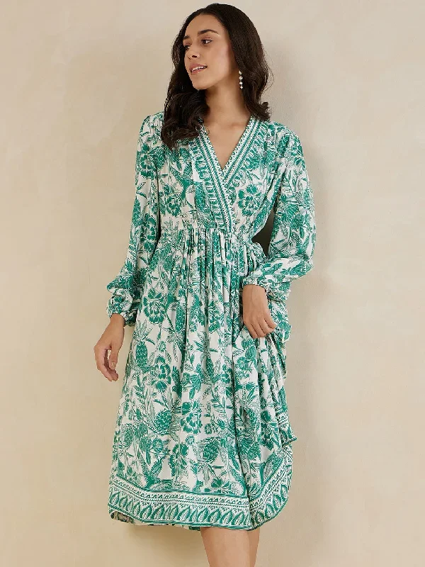 green-border-printed-wrap-midi-dress-ff-4816