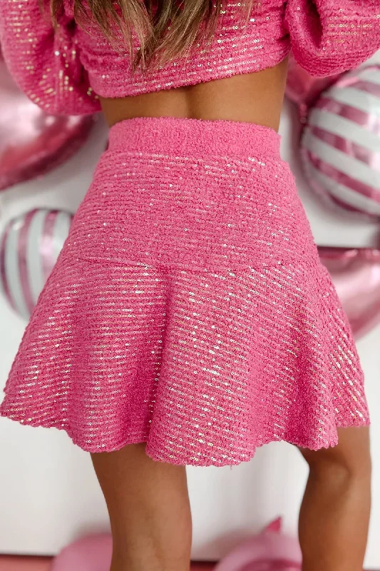 katalina-textured-sequin-two-piece-skirt-set-fuchsia