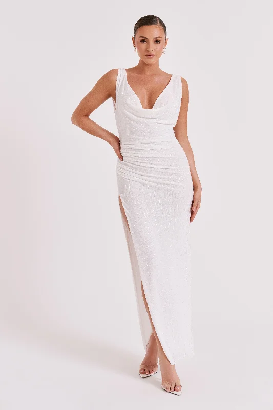 laney-hot-fix-mesh-cowl-maxi-dress-white