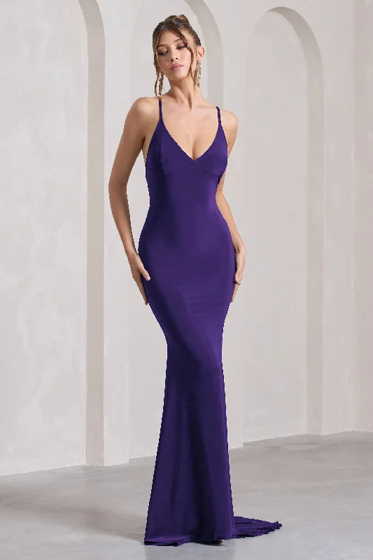 lucky-number-purple-cross-back-fishtail-maxi-dress-cl124604104