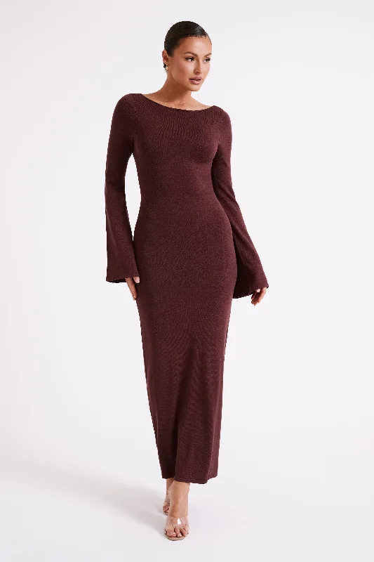 marleigh-flare-sleeve-knit-maxi-dress-dark-chocolate