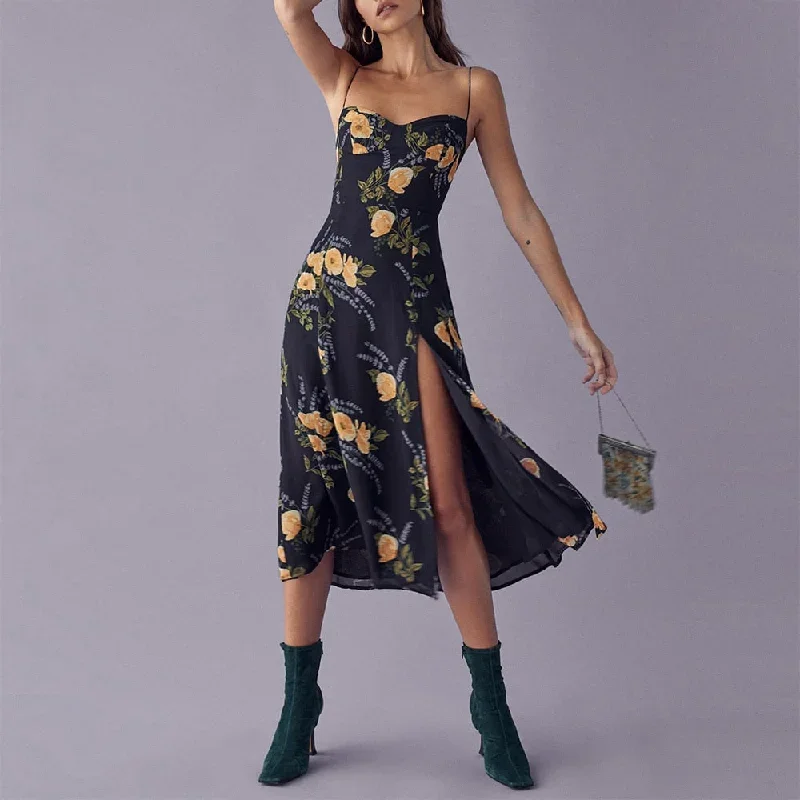 neck-sleeveless-print-chiffon-midi-dress-strap-side-high-slit-sexy-dress