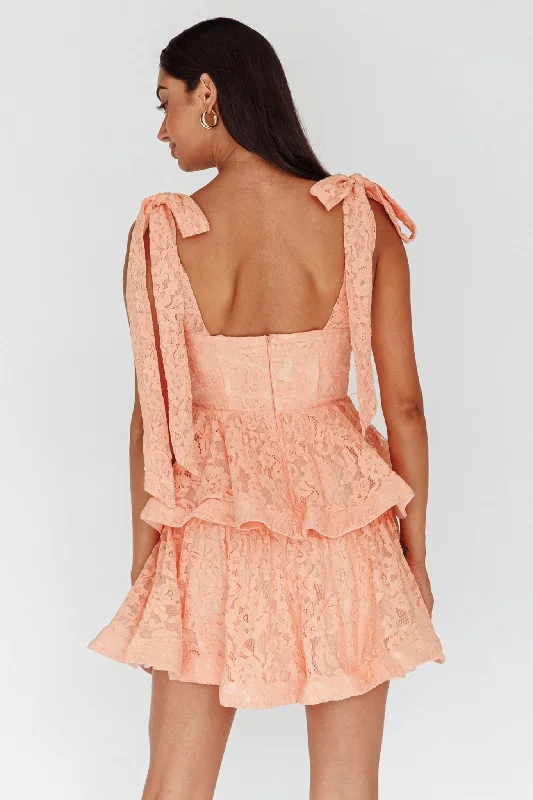 neriah-tied-shoulder-tiered-lace-mini-dress-orange