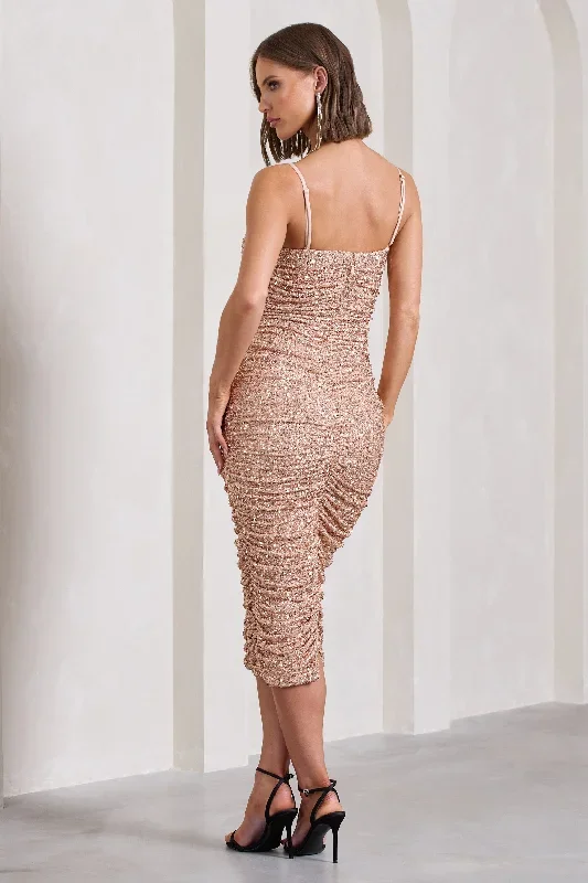 new-energy-gold-sequin-strappy-ruched-bodycon-midi-dress-cl132055007