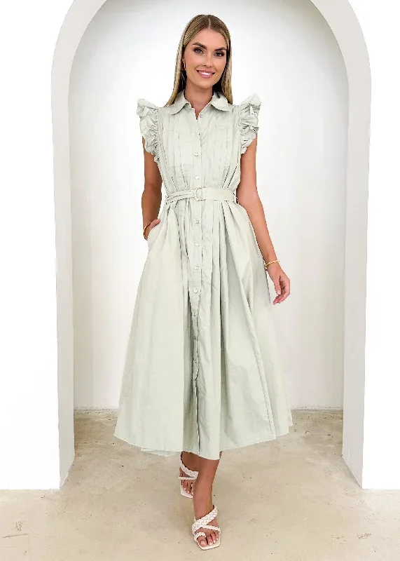 Nordie Midi Dress - Sage