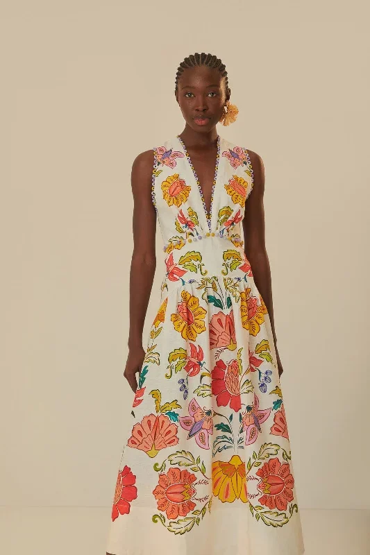 off-white-floral-insects-euroflax™-premium-linen-maxi-dress