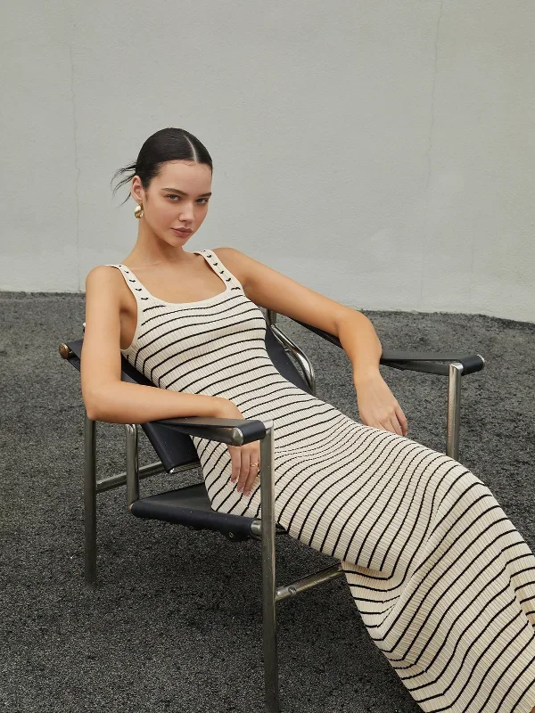 old-money-aesthetics-stripe-long-knit-dress