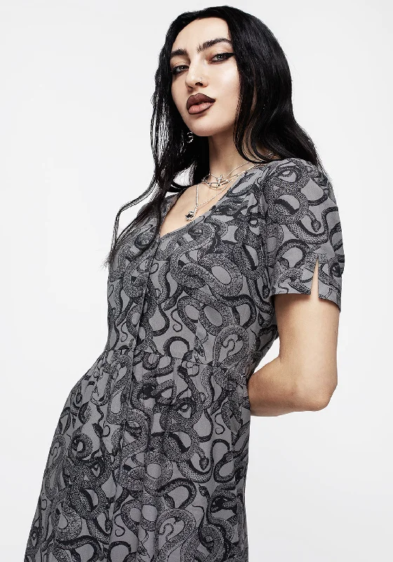 ophidia-snakes-print-button-down-midi-dress-grey