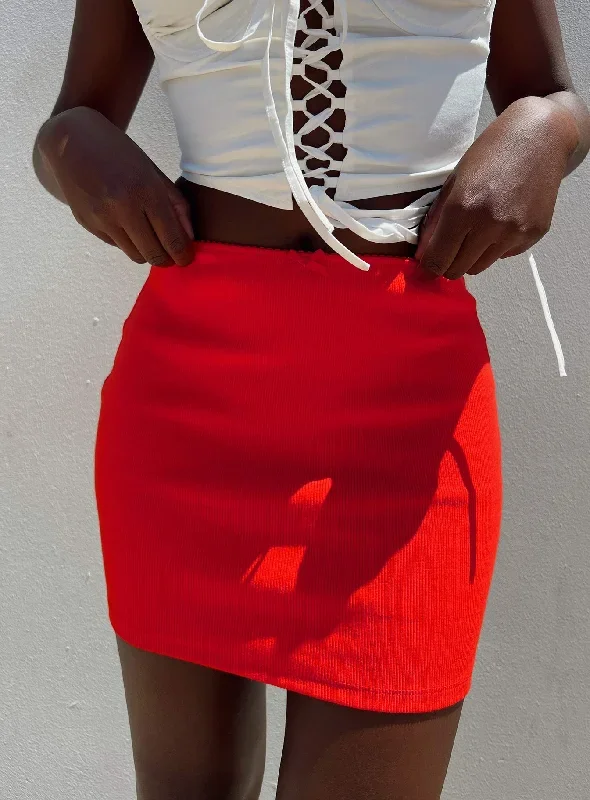 organic-kael-mid-rise-mini-skirt-red