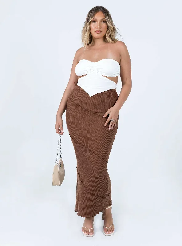 oscar-maxi-skirt-brown