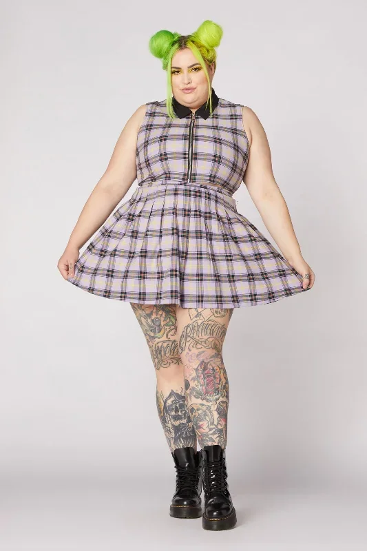 outsider-tartan-pleat-skirt