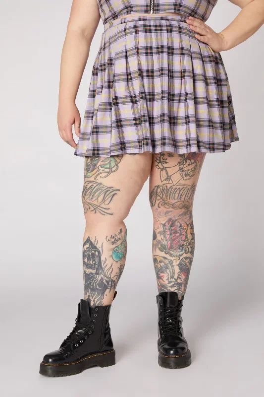 outsider-tartan-pleat-skirt