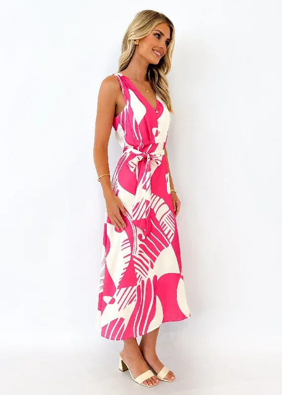 palique-midi-dress-pink-abstract