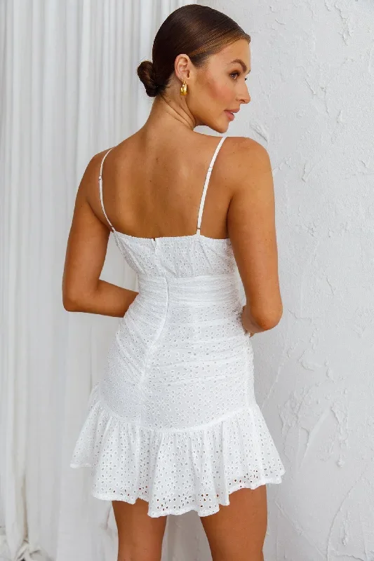 paradis-cami-strap-ruched-bodice-mini-dress-white